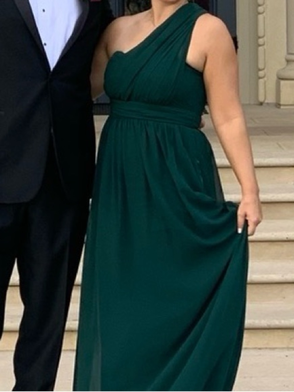 Convertible Emerald Green Evening Dress